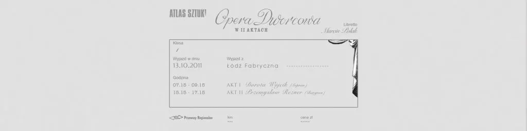 Marcin Polak: Opera Dworcowa