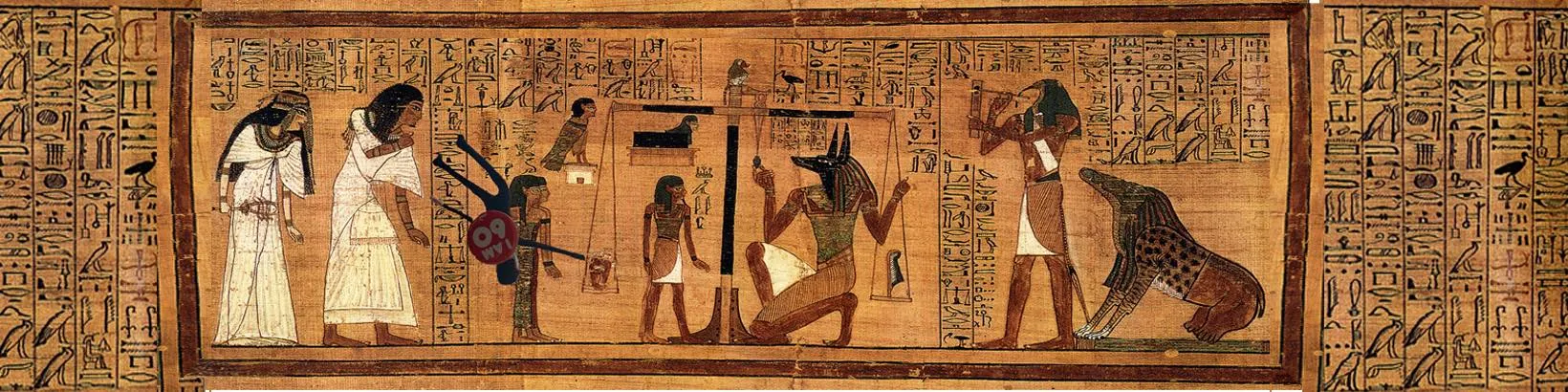 The Egyptians Read Carefully after Death.
