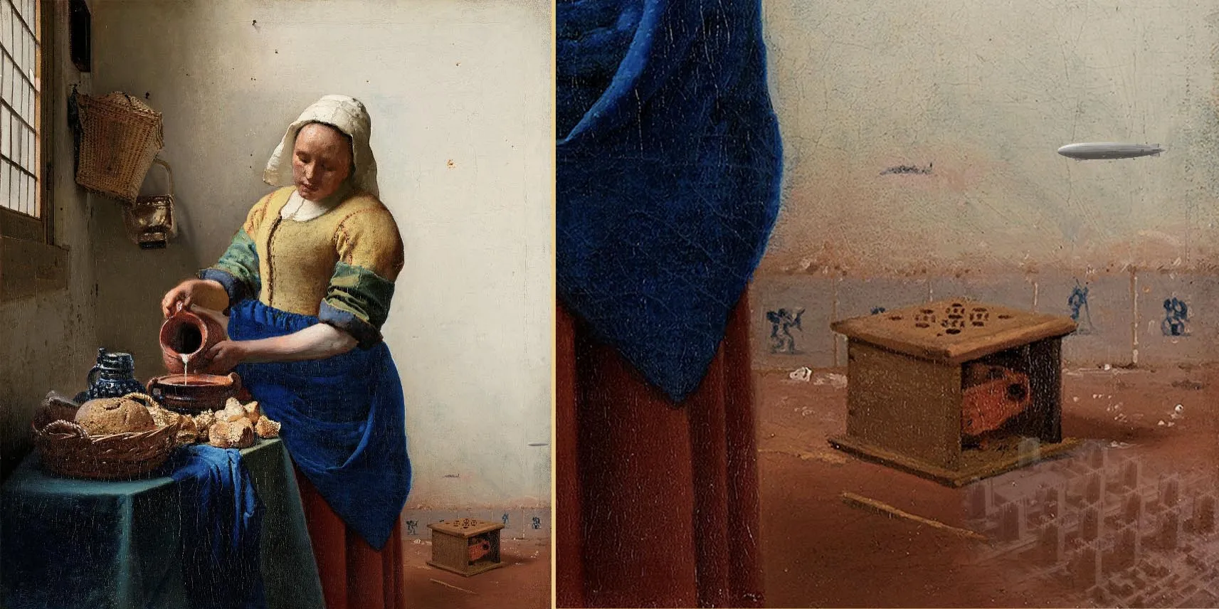 Schulz likely would name the milkmaid Aniela and she would be responsible for shaking the entire house.