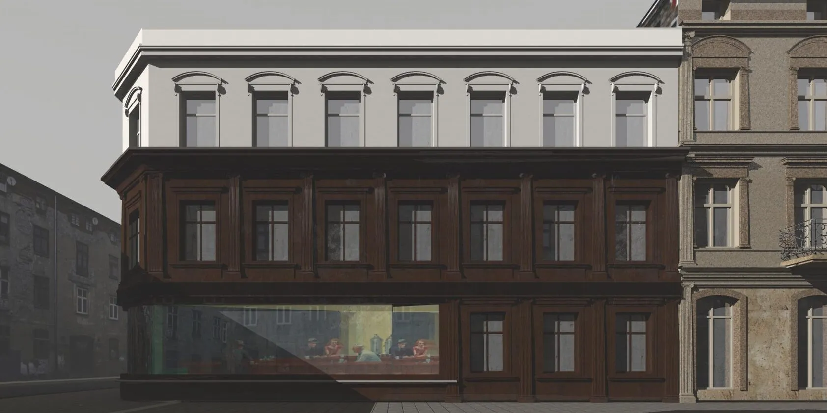 OK, a Visualisation — a Flat Preview for Now, but at the Right Scale and in a Specific Place.