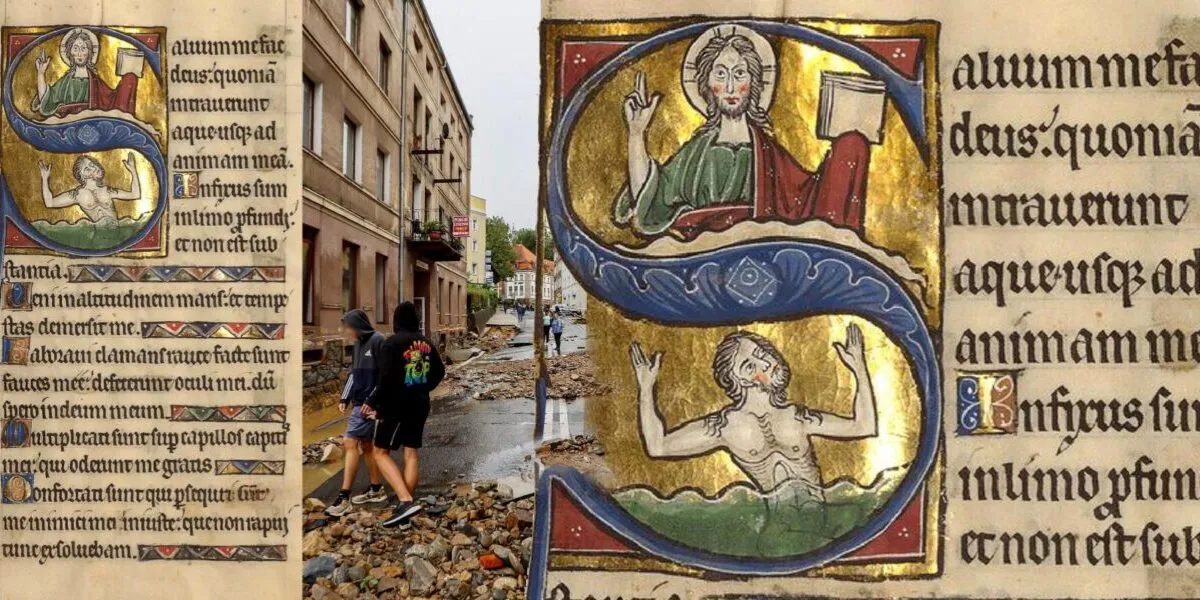 Today you need sand and hands to pour it into sacks