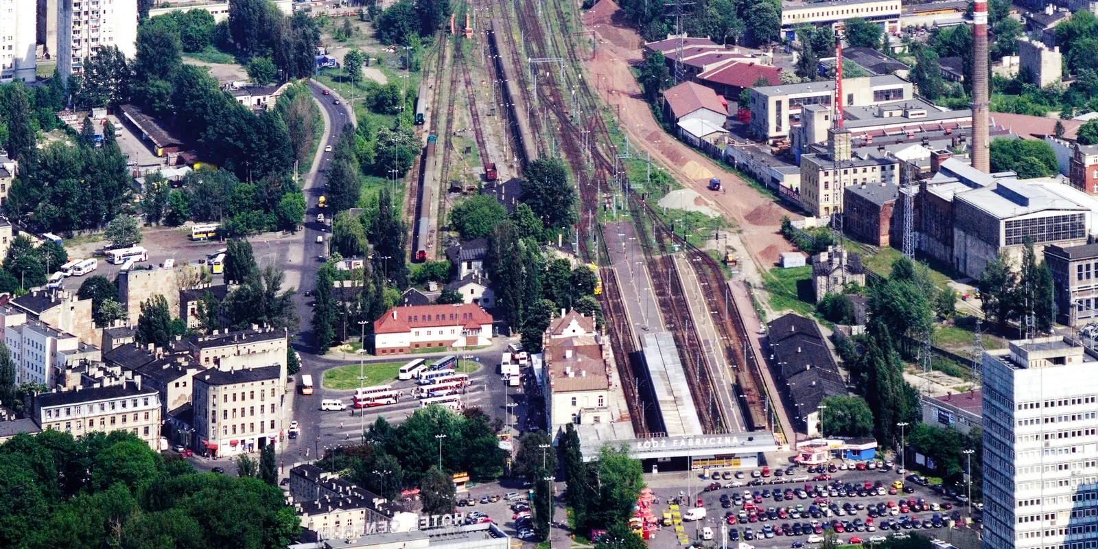 2006. Łódź Fabryczna i jedno zdanie: tu będzie Nowe Centrum Łodzi